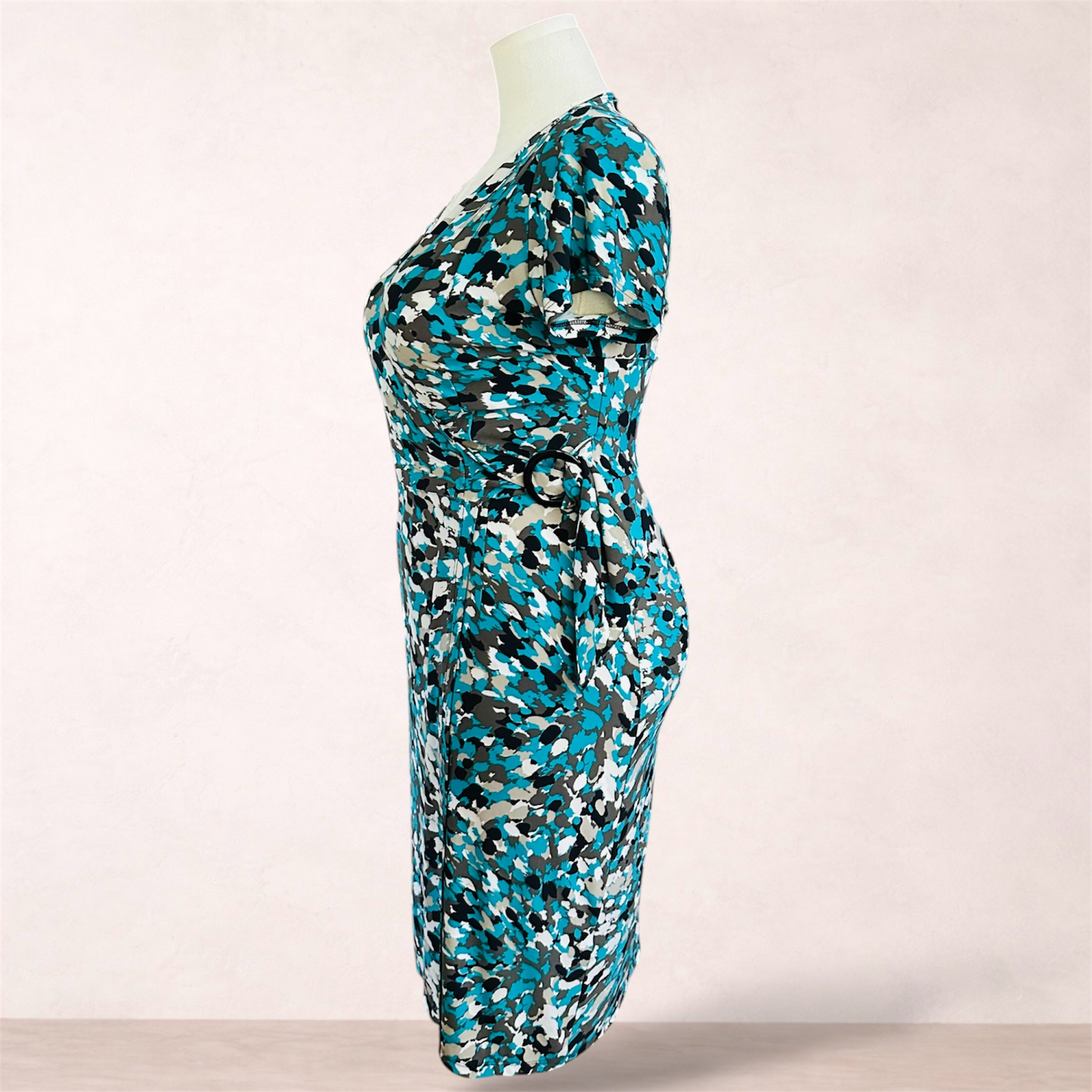 Jane Lamerton Wrap-Style Dress | Size 14