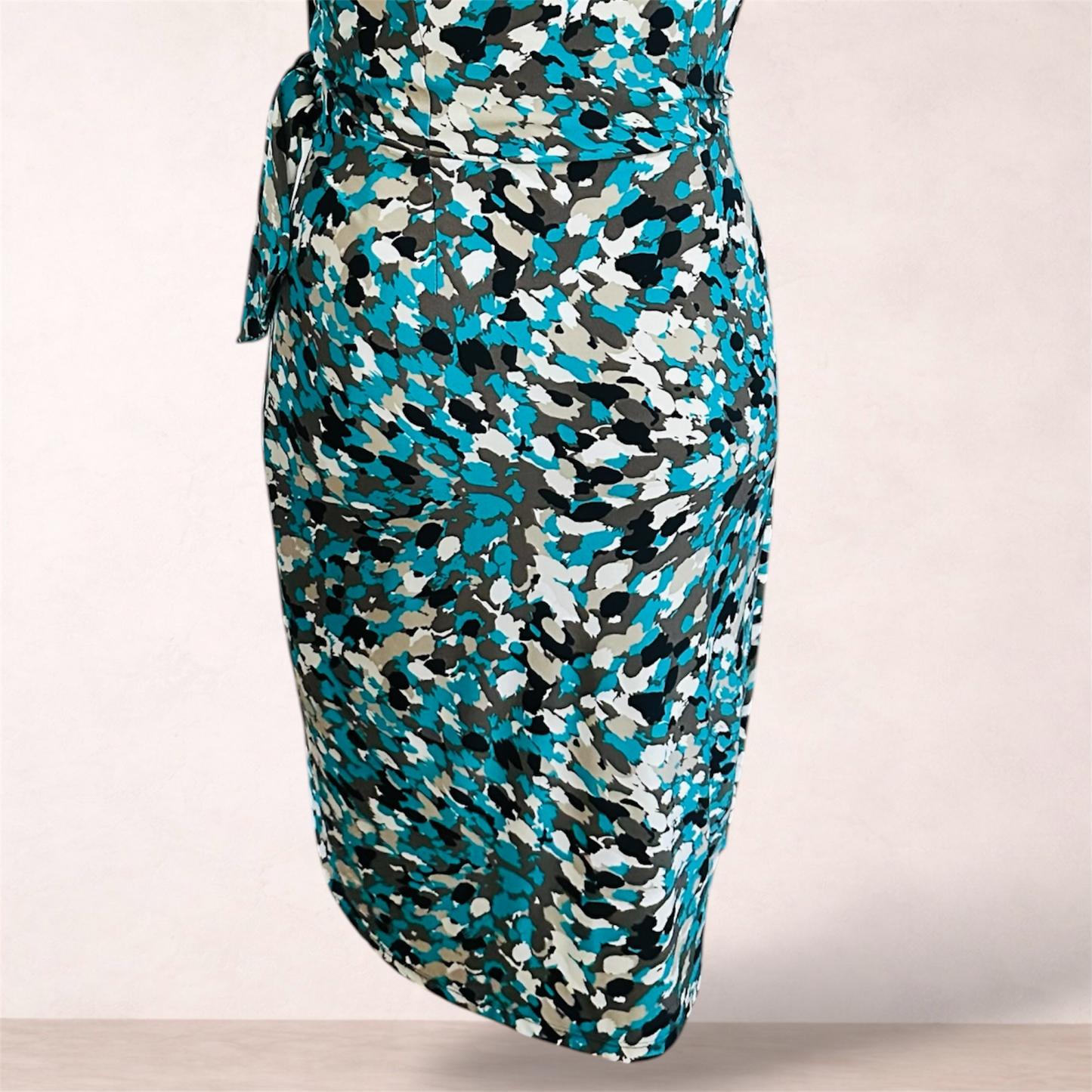 Jane Lamerton Wrap-Style Dress | Size 14