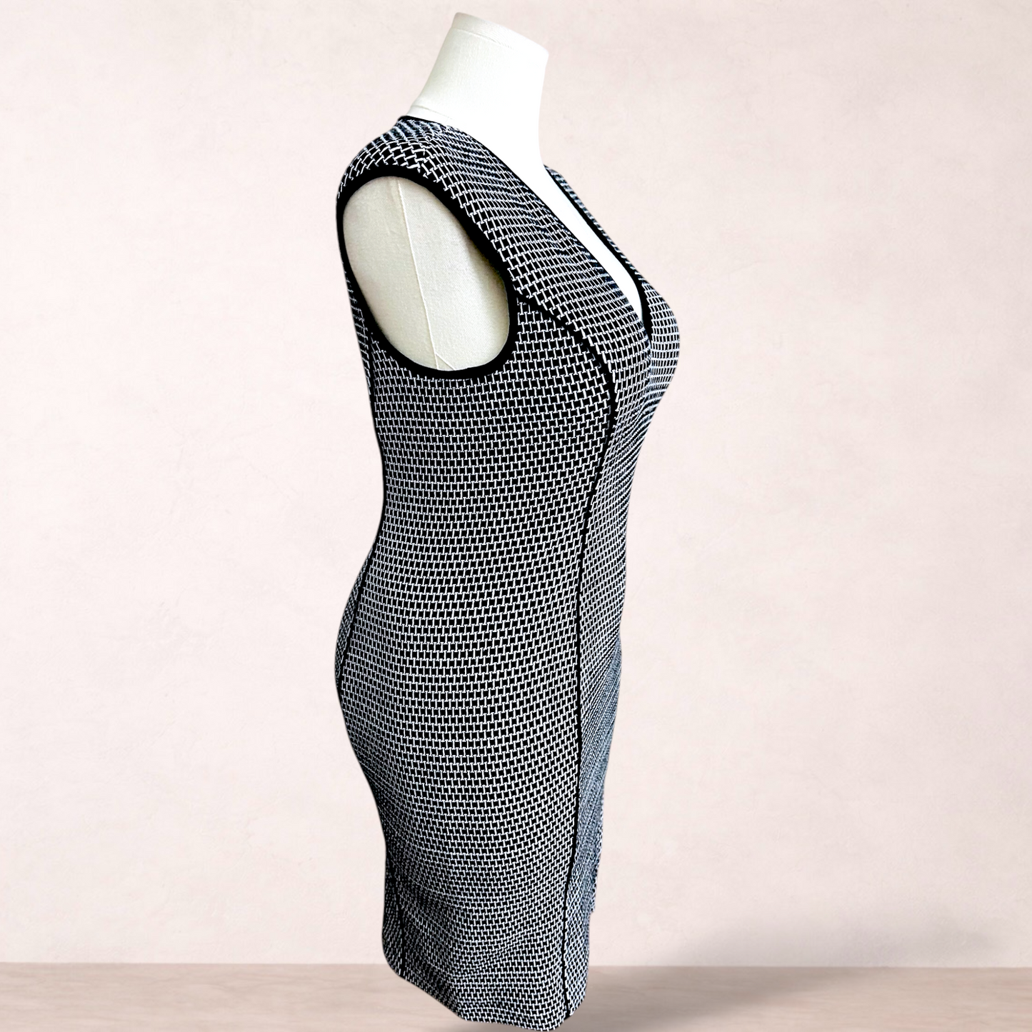 Tokito Black & White Sheath Dress | Size 14