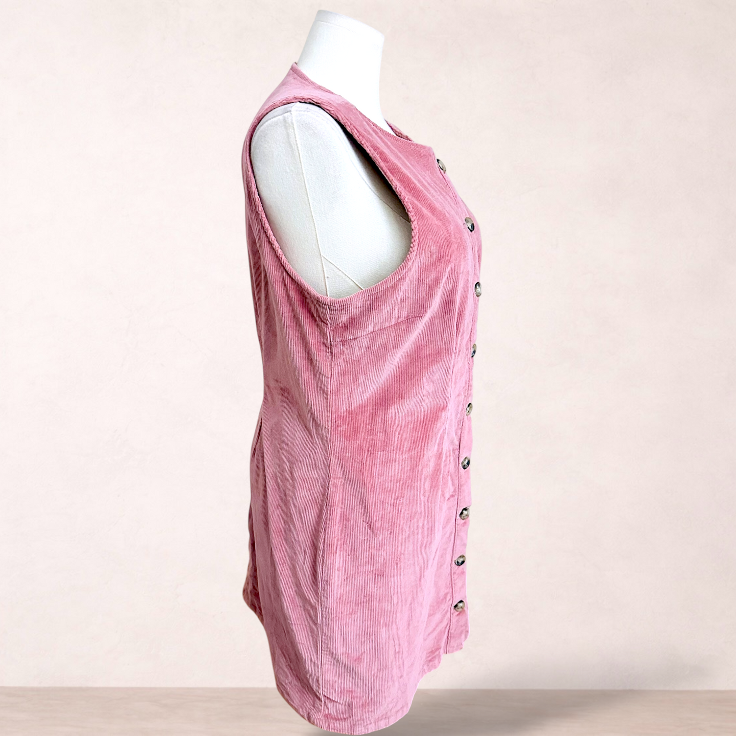 Sportsgirl Pink Corduroy Dress | Size 18