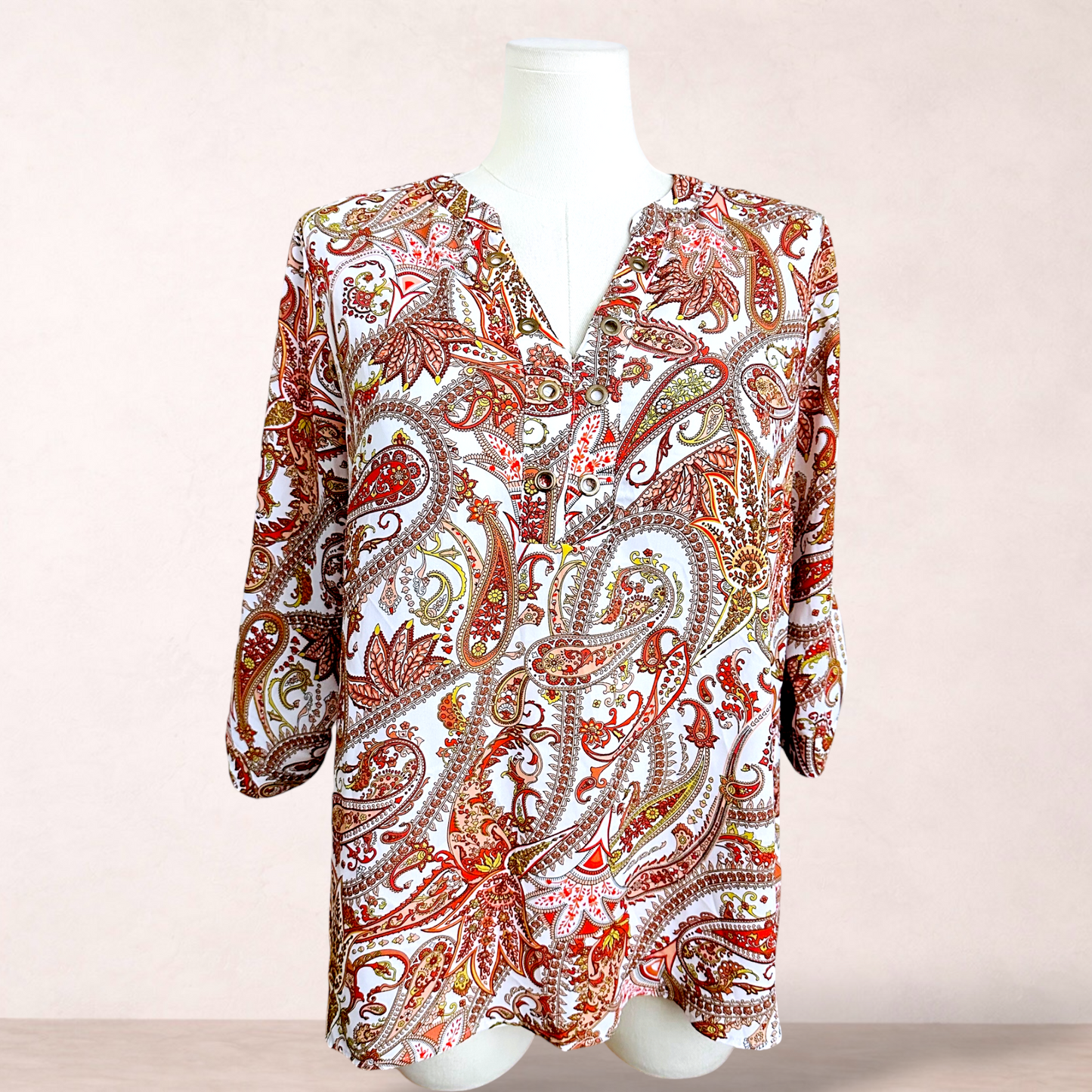 Millers Boho Paisley Top | Size 16