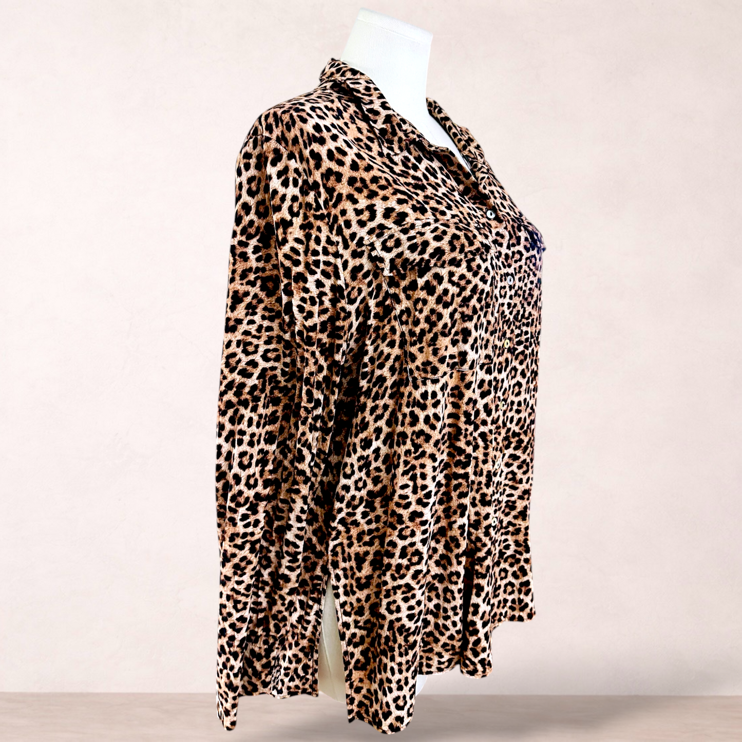 Sussan Leopard Print Blouse Top | Size 20