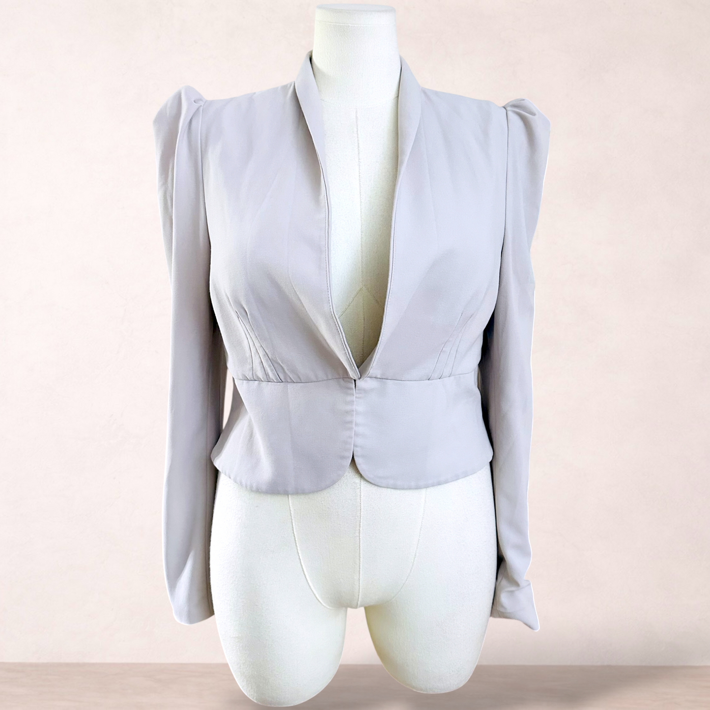 Portmans Beige Tailored Jacket | Size 16