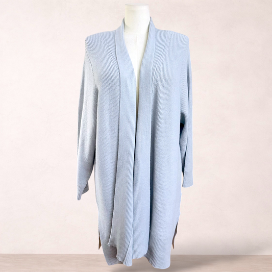 Autograph Grey Longline Cardigan | Plus Size XXL 22/24