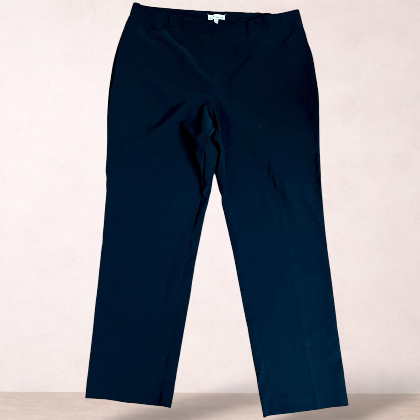 Autograph Black Straight Leg Pants | Plus Size 16