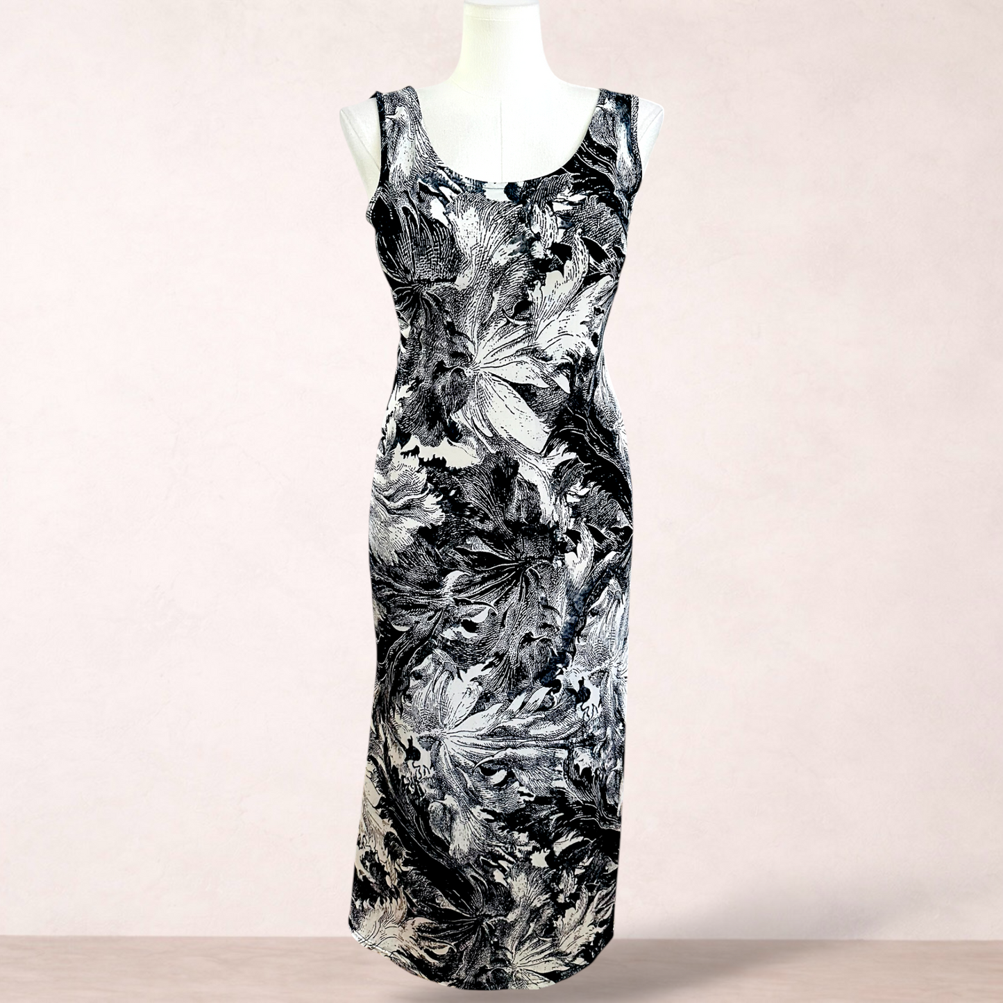 Caroline Morgan Floral Maxi Dress | Size 14