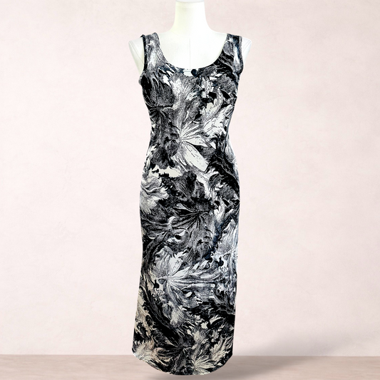 Caroline Morgan Floral Maxi Dress | Size 14