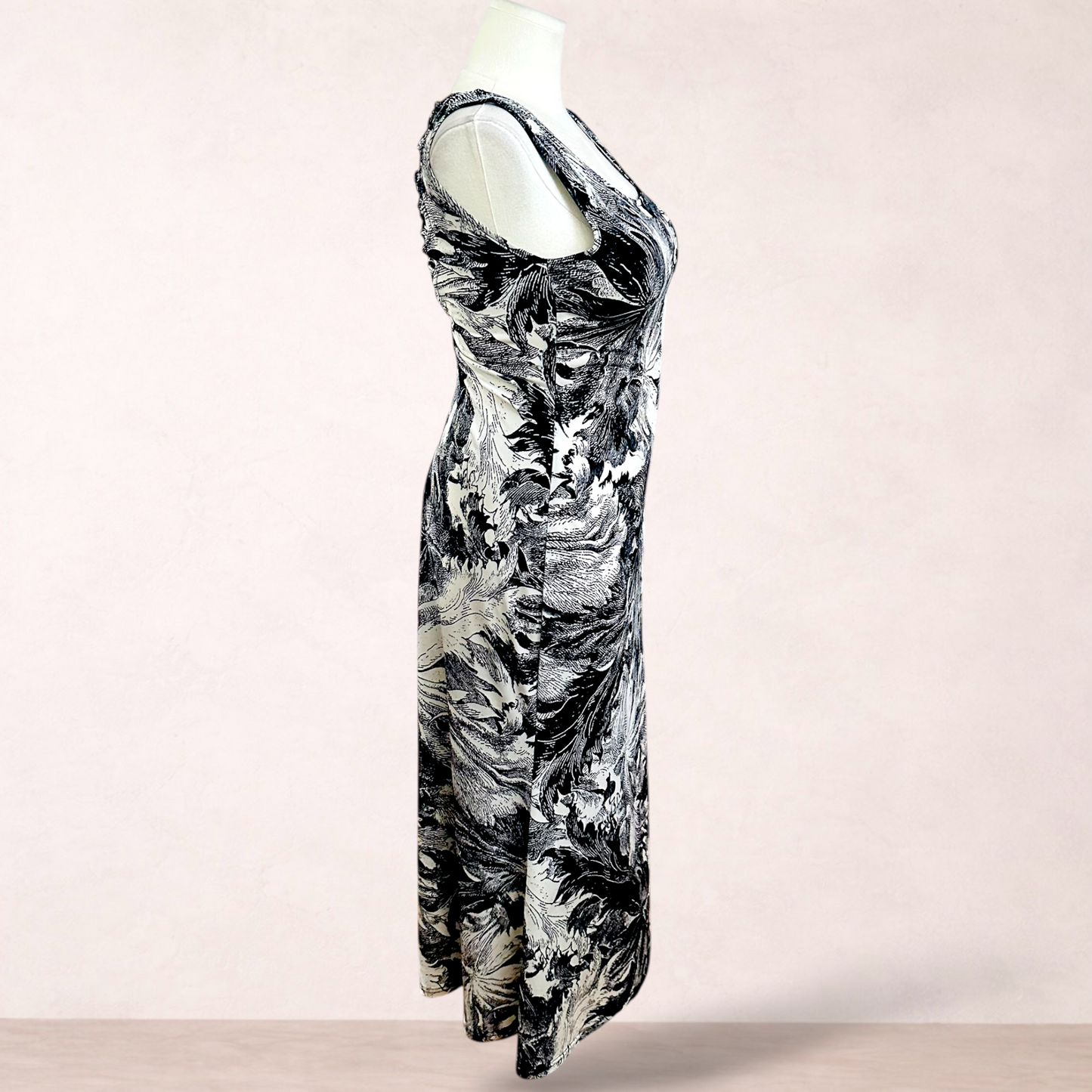 Caroline Morgan Floral Maxi Dress | Size 14
