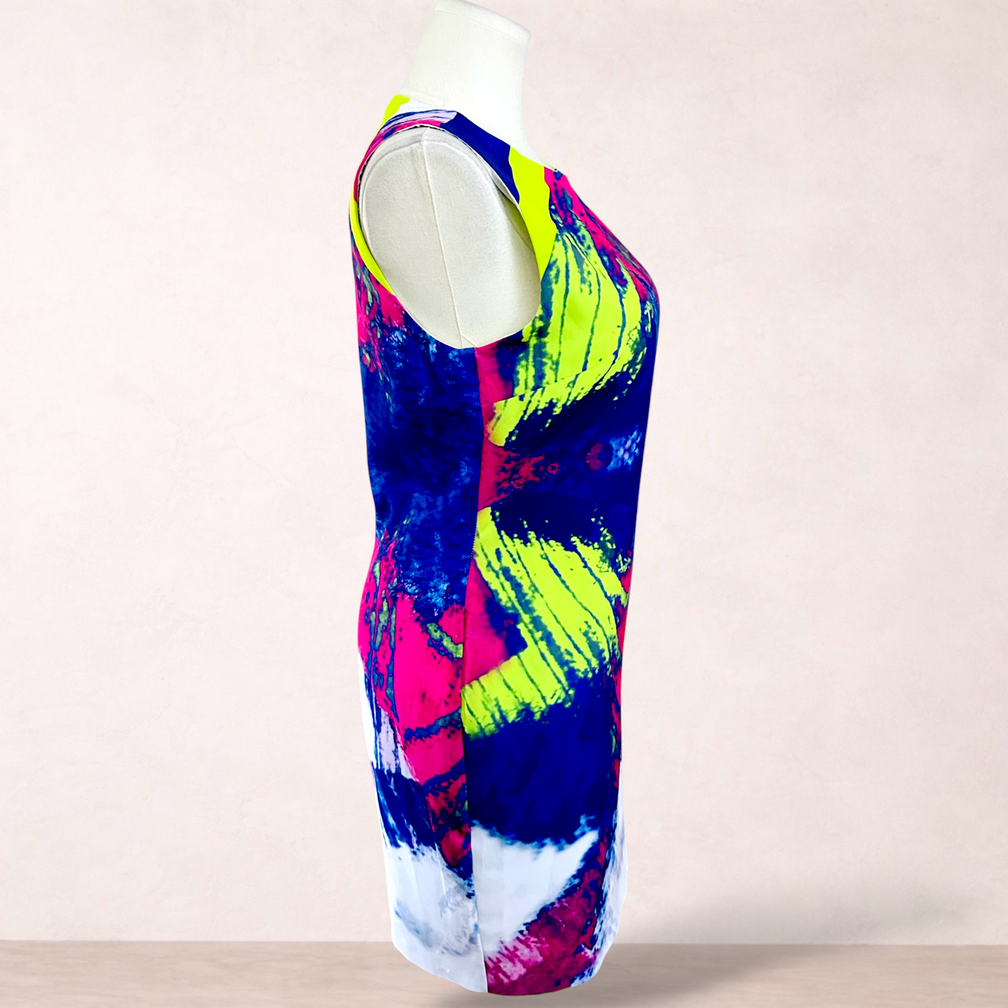 Jane Lamerton Print Sheath Dress | Size 14