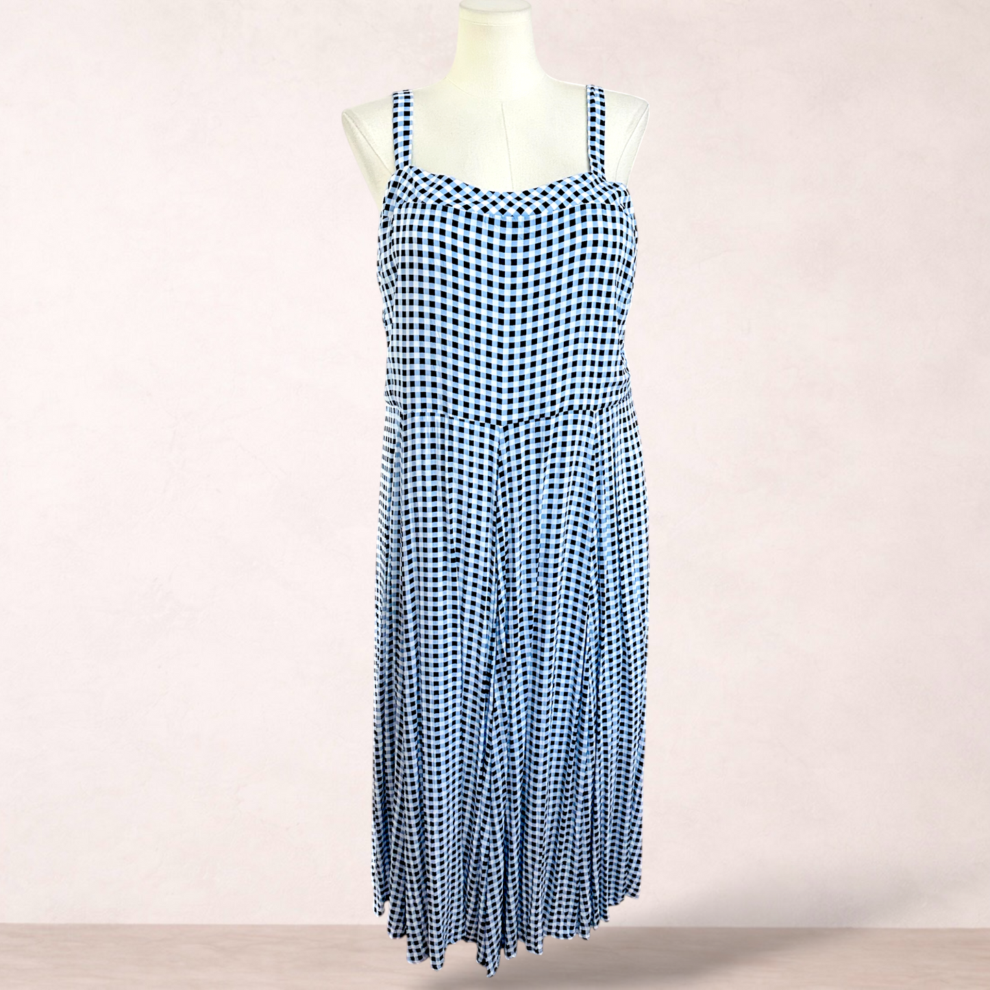 City Chic Gingham Maxi Dress | Plus Size L/20