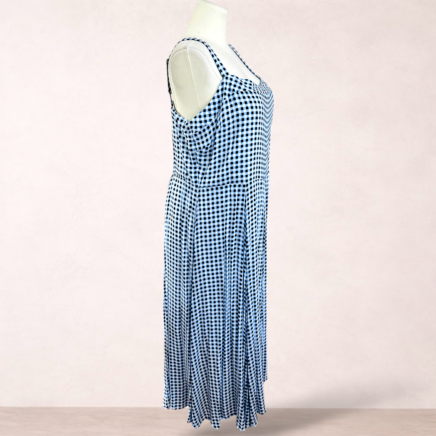 City Chic Gingham Maxi Dress | Plus Size L/20