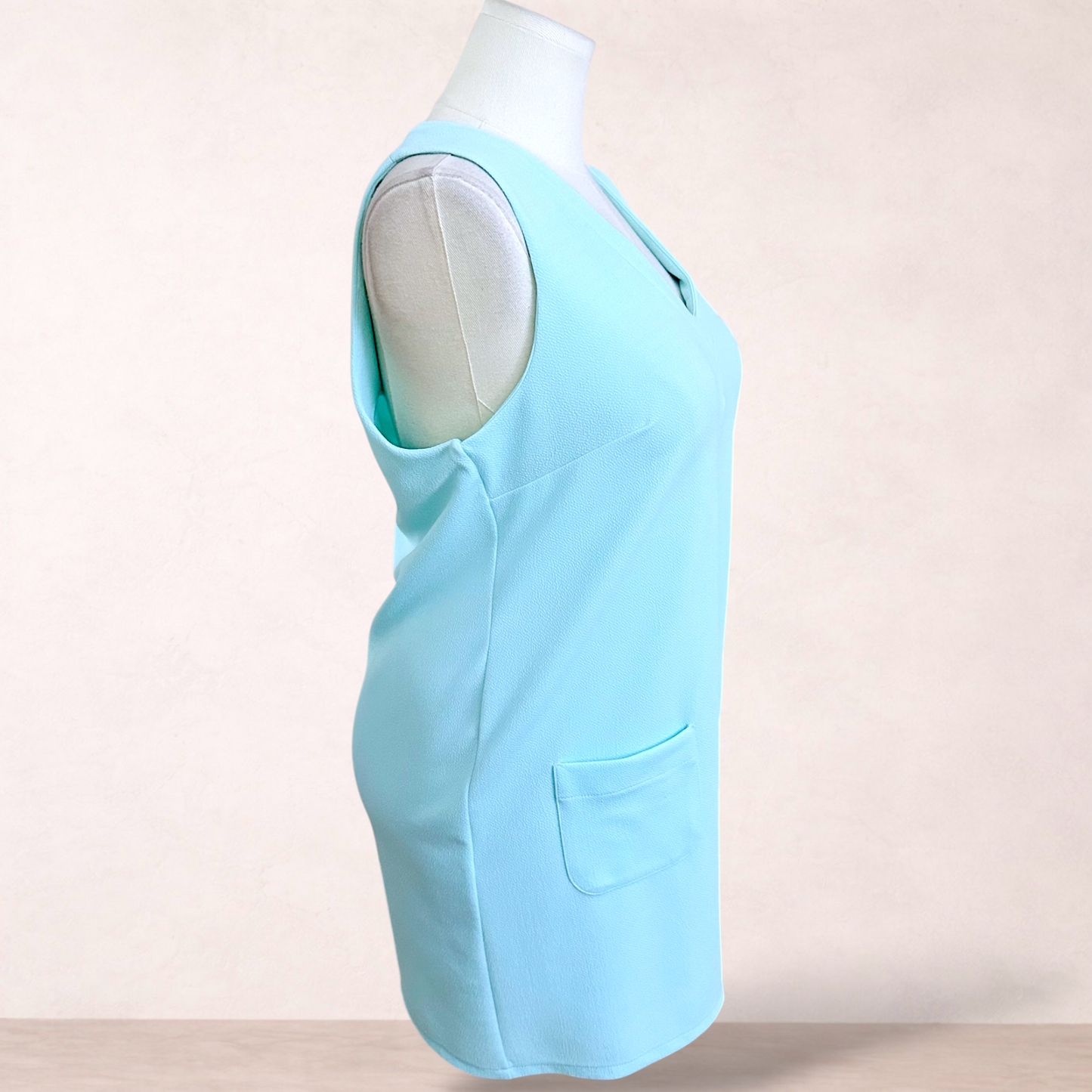 River Island Aqua Retro-style Shift Dress | Size 16