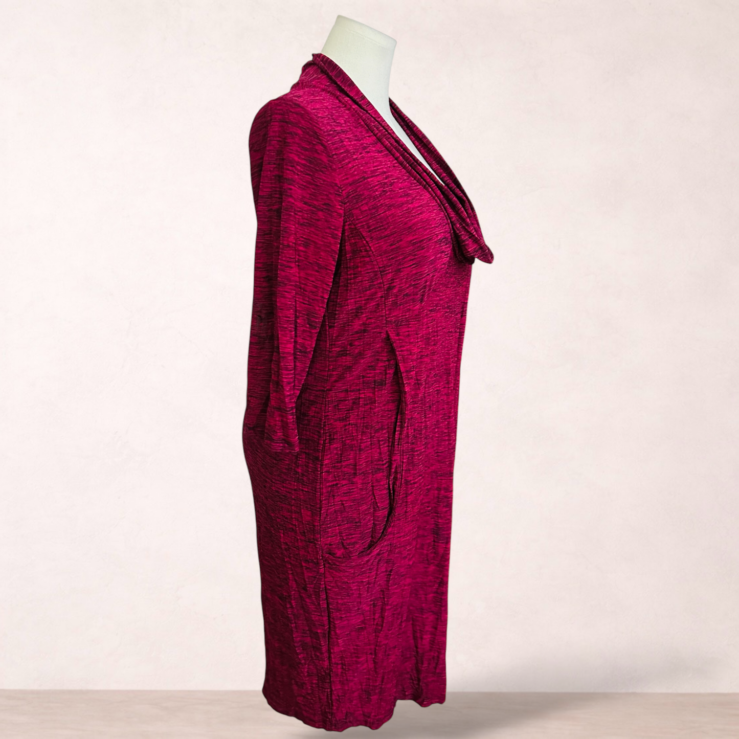 Philosophy Magenta Black Marl Shift Dress | Size 16