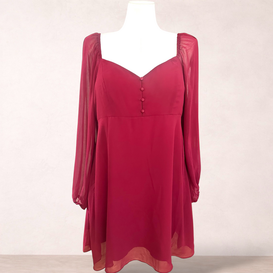 Dotti Maroon Red Dress | Size 18 | New with tags