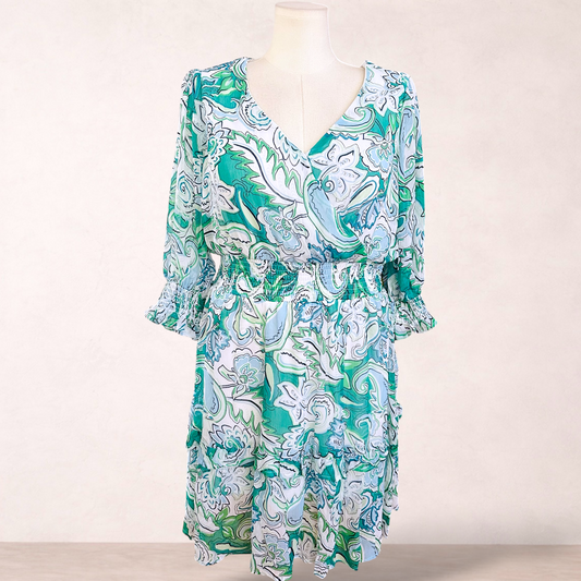 Beme Paisley Print Dress | Plus Size 16 | New with tags