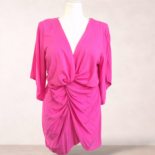 Sheike Pink Party Cocktail Dress | Size 16