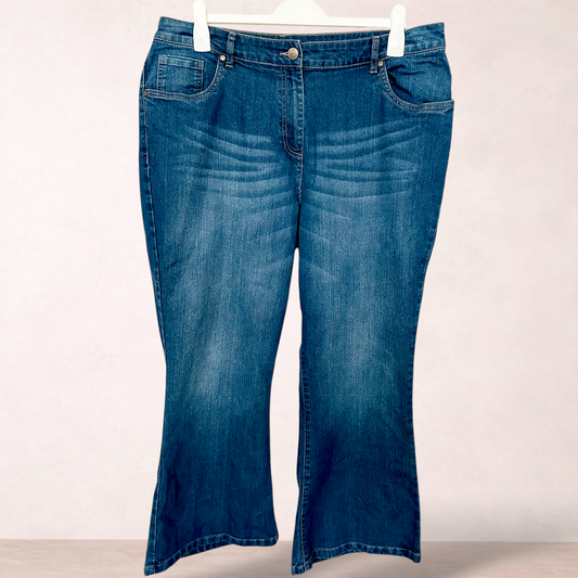 Debenhams Size 20 (Short) Bootcut Jeans | Size 20