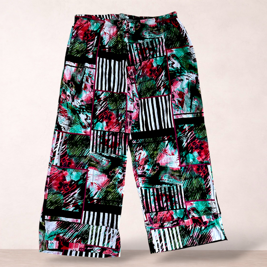 Taking Shape Graphic Print Wide Leg Pants | Plus Size 20