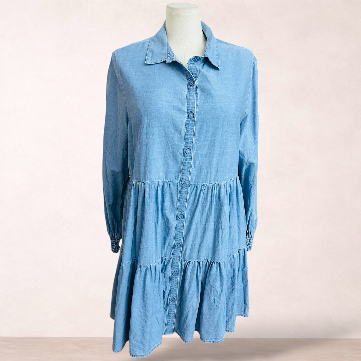 Anko Blue Swing Shirt Dress | Size 18