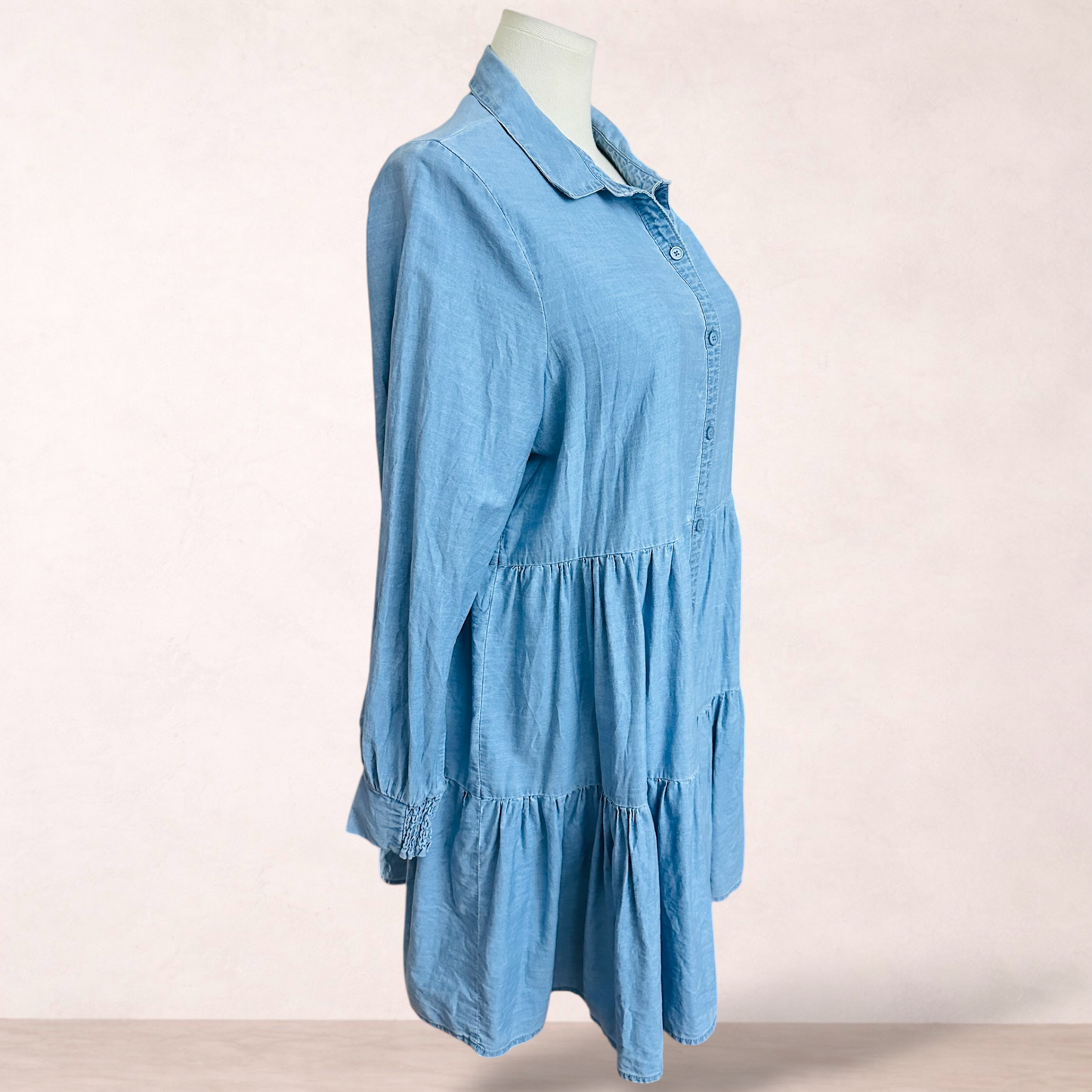 Anko Blue Swing Shirt Dress | Size 18