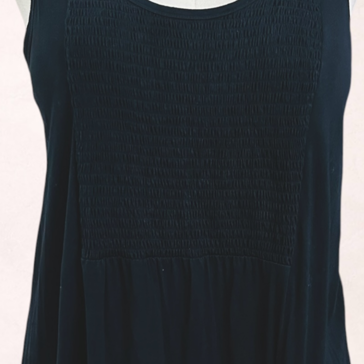 Curvaceous Black Swing Tunic Top | Plus Size S 16/18