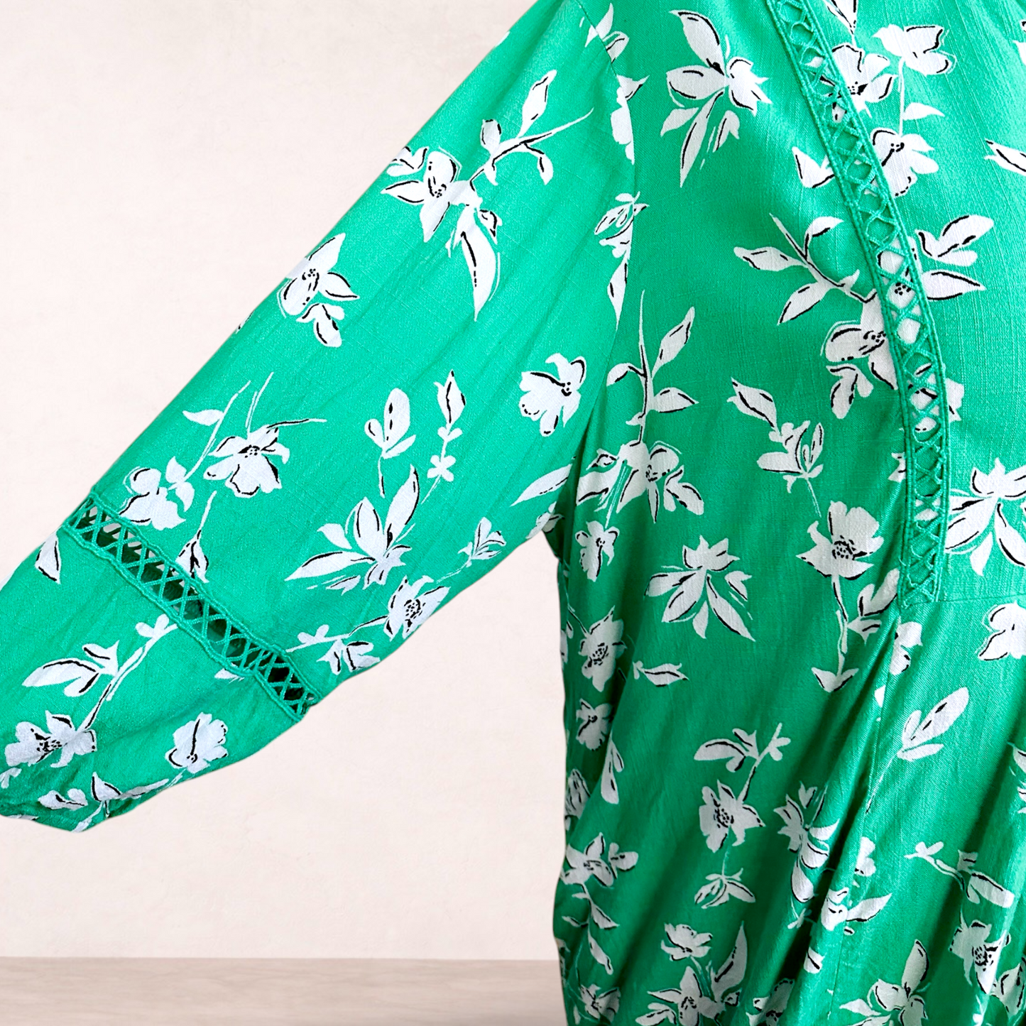 Taking Shape Green Floral Boho Top | Plus Size 22
