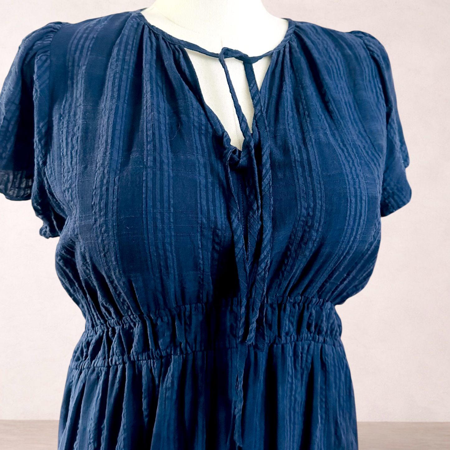 Target Woman Navy Blue Midi Dress | Size 16