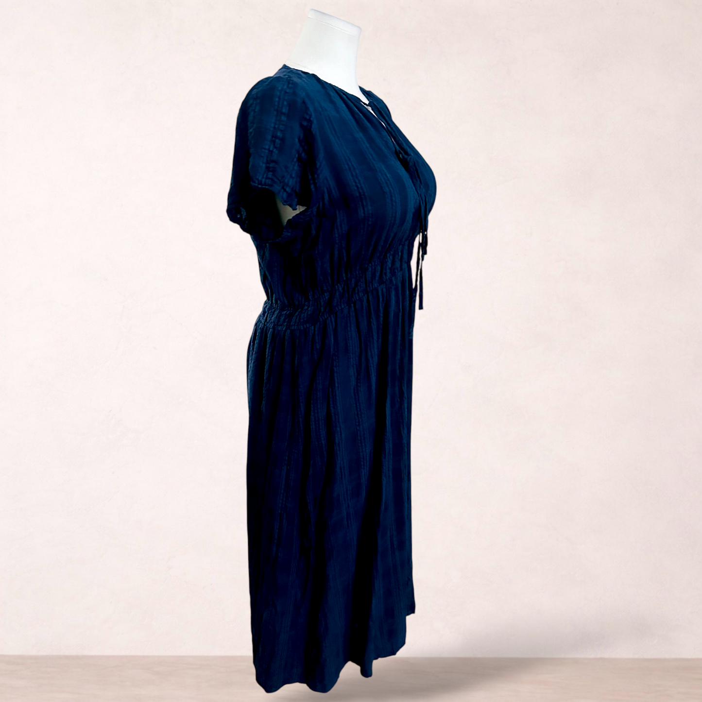 Target Woman Navy Blue Midi Dress | Size 16