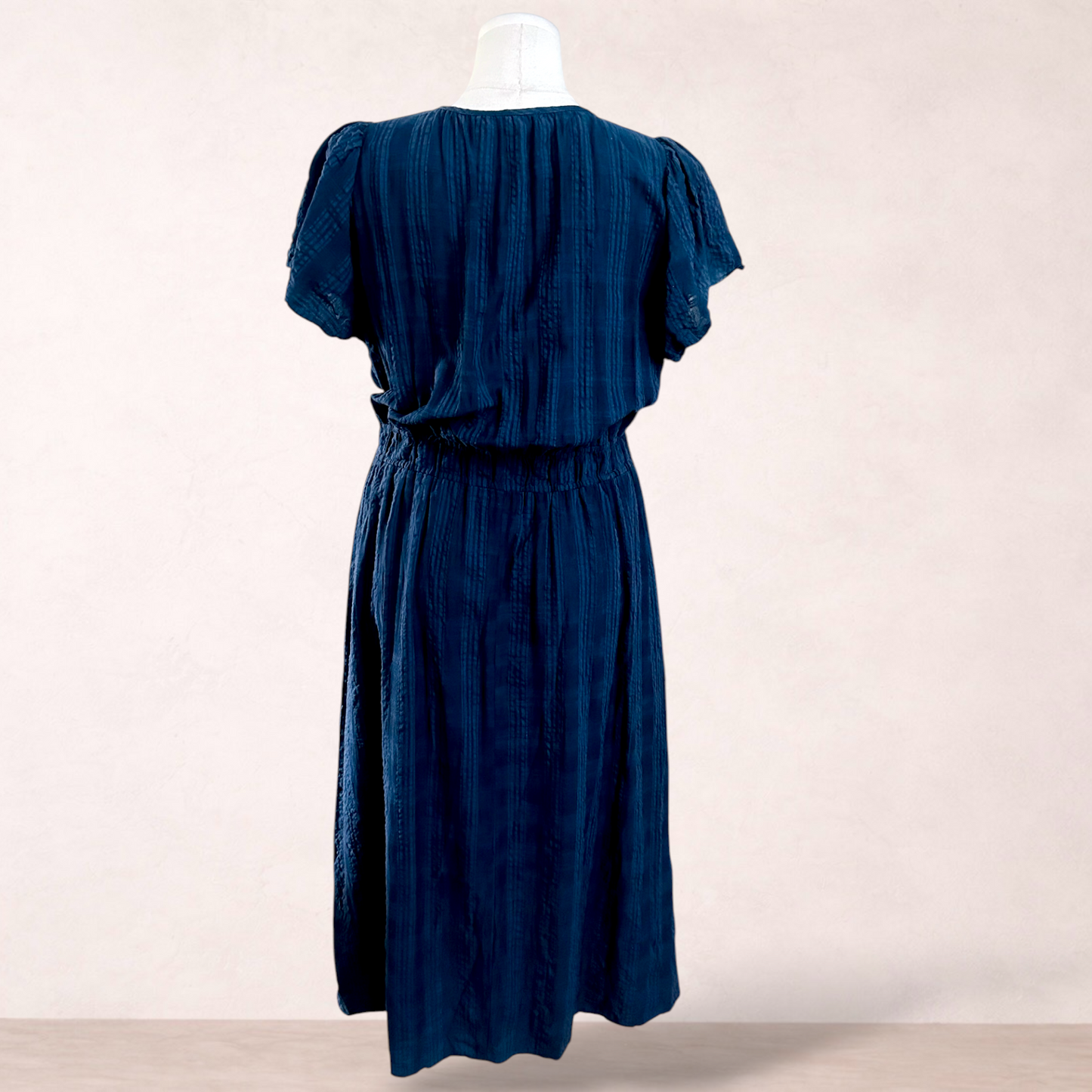 Target Woman Navy Blue Midi Dress | Size 16