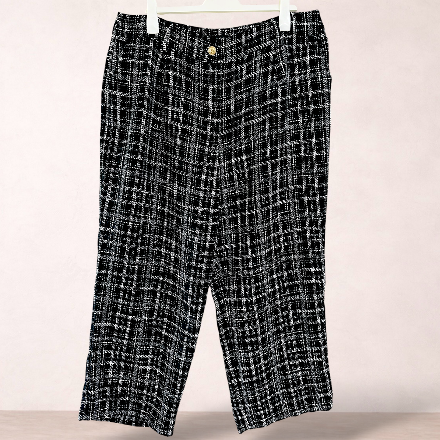 City Chic Wide Leg Black Pants | Plus Size M/18