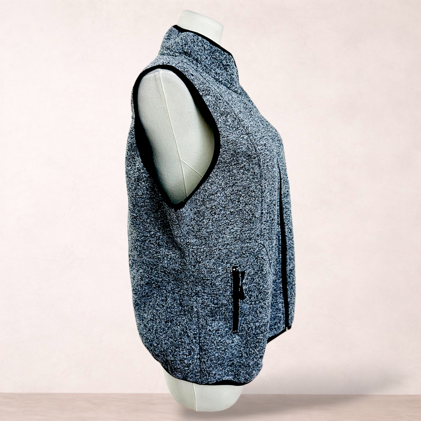 Millers Grey Zip Vest Jacket | Size 22